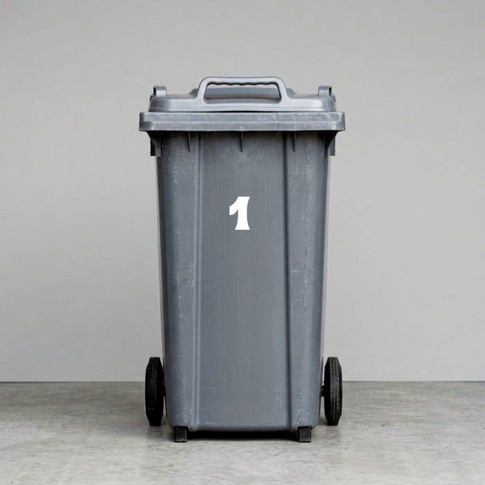 Wheelie Bin Number & Letter Stickers – MOON Style