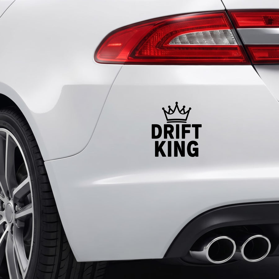 Drift King Sticker – Crown Car Decal