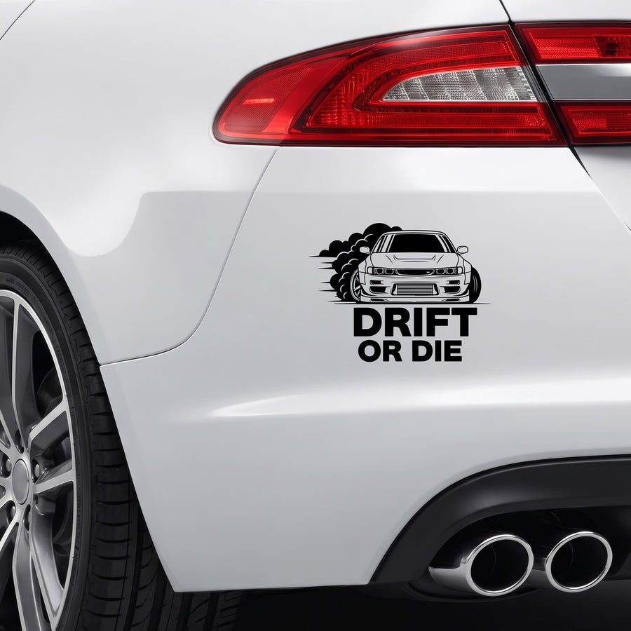 Drift Or Die Sticker – JDM Drift Car Vinyl Decal