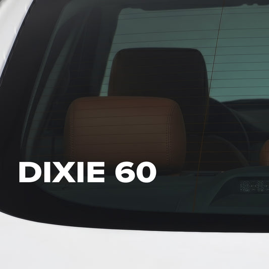 Everton – DIXIE 60 Sticker – Car Window Decal – White vinyl car window sticker