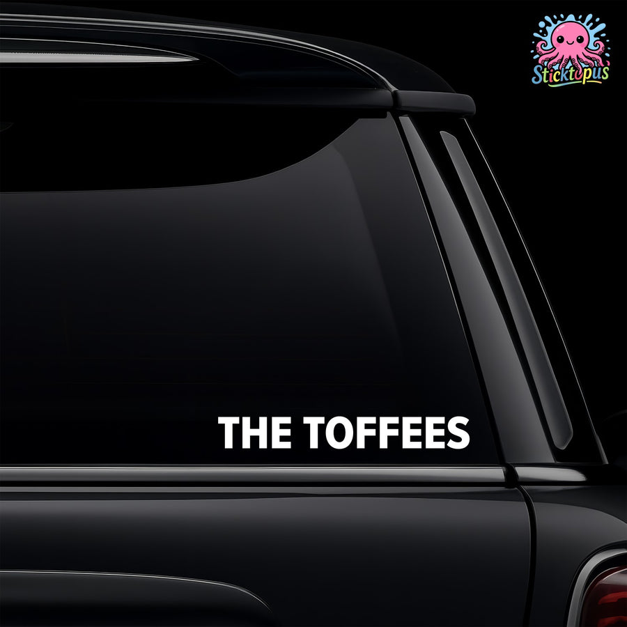 Everton – THE TOFFEES Sticker – Car Window Decal
