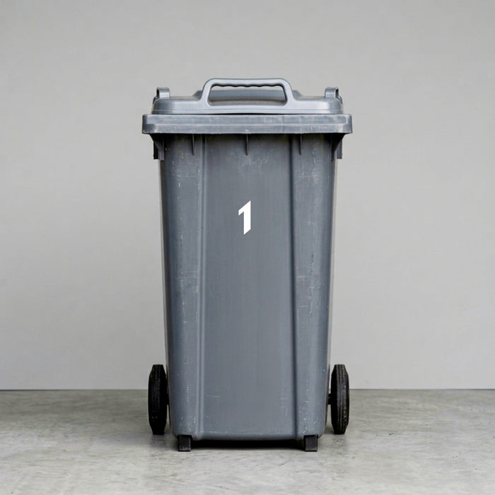 Wheelie Bin Number & Letter Stickers – GOTHICA Style