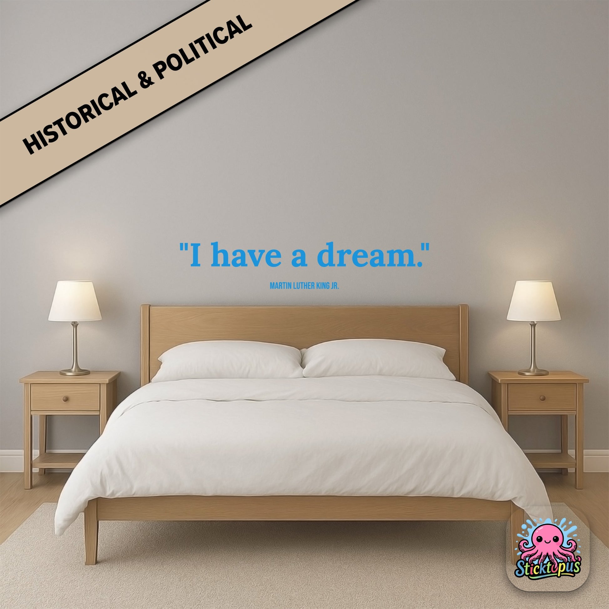 Civil rights sticker: “I have a dream” – Martin Luther King Jr.