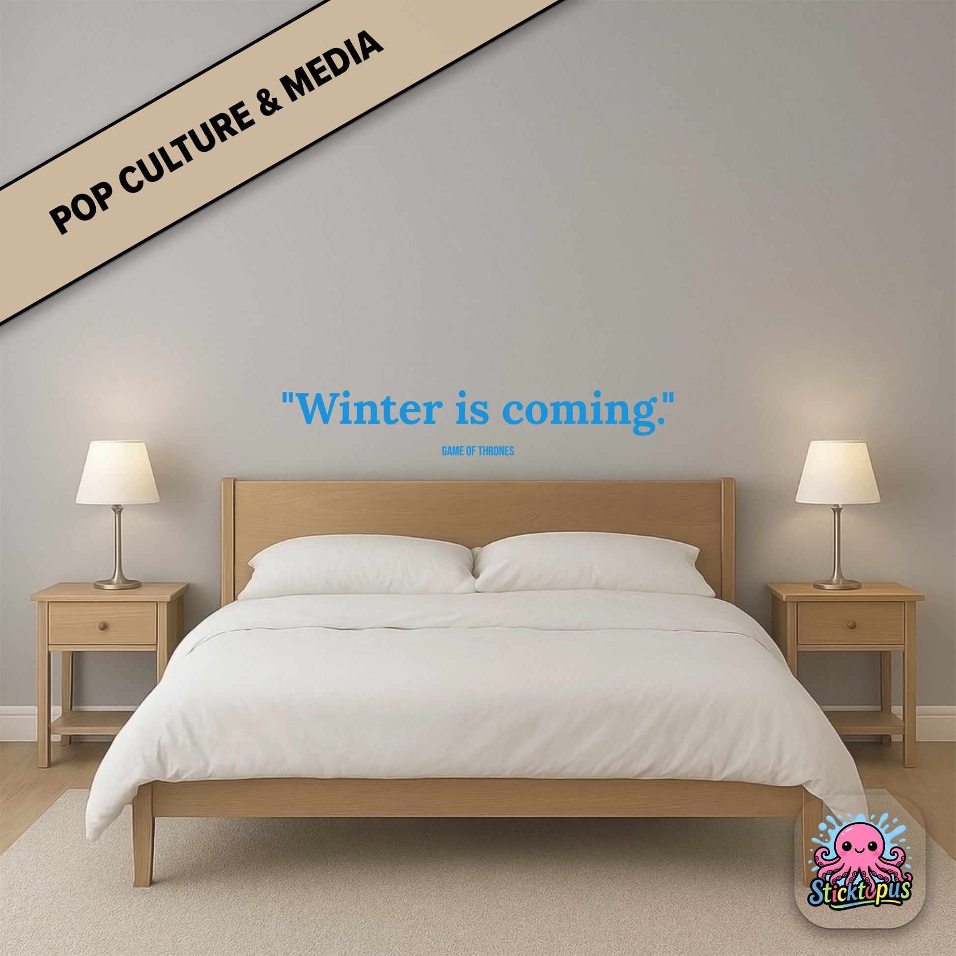 Fantasy sticker: “Winter is coming” – *Game of Thrones*