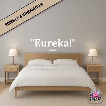 Discovery sticker: “Eureka!” – Archimedes
