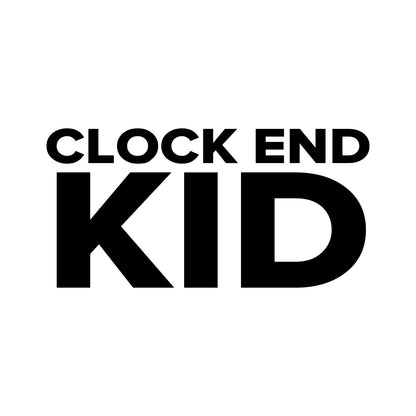 Arsenal – CLOCK END KID Sticker – Car Window Decal – black sticker design on white background