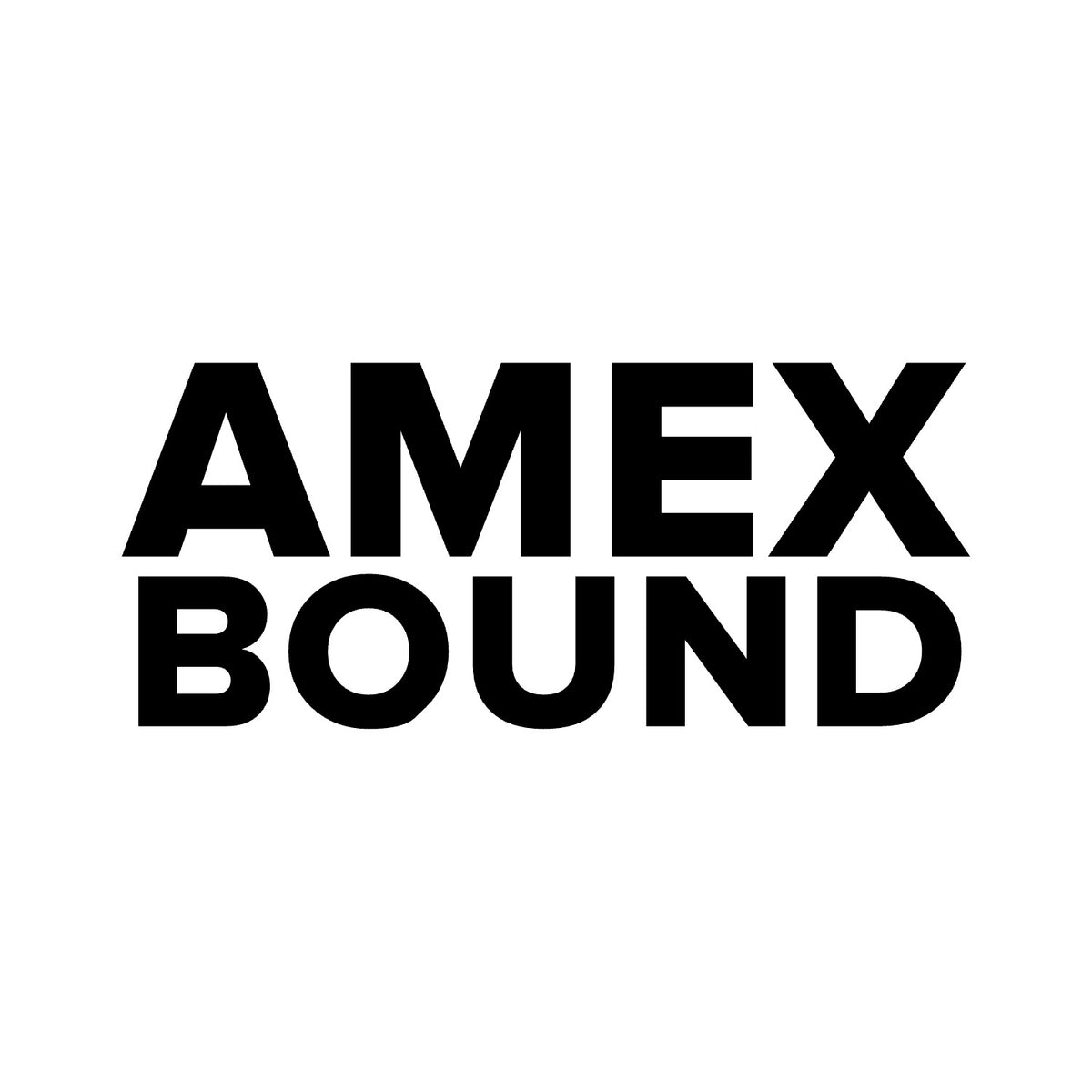 Brighton & Hove Albion – AMEX BOUND Sticker – Car Window Decal – black sticker design on white background
