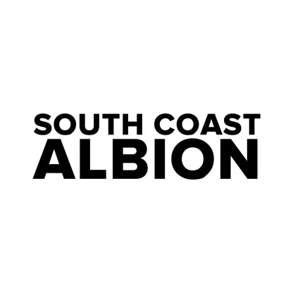 Brighton – SOUTH COAST ALBION Sticker – Car Window Decal – black sticker design on white background
