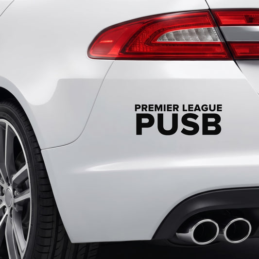 Coventry City – PREMIER LEAGUE PUSB Sticker – Car Window Decal – Black vinyl bumper decal on car