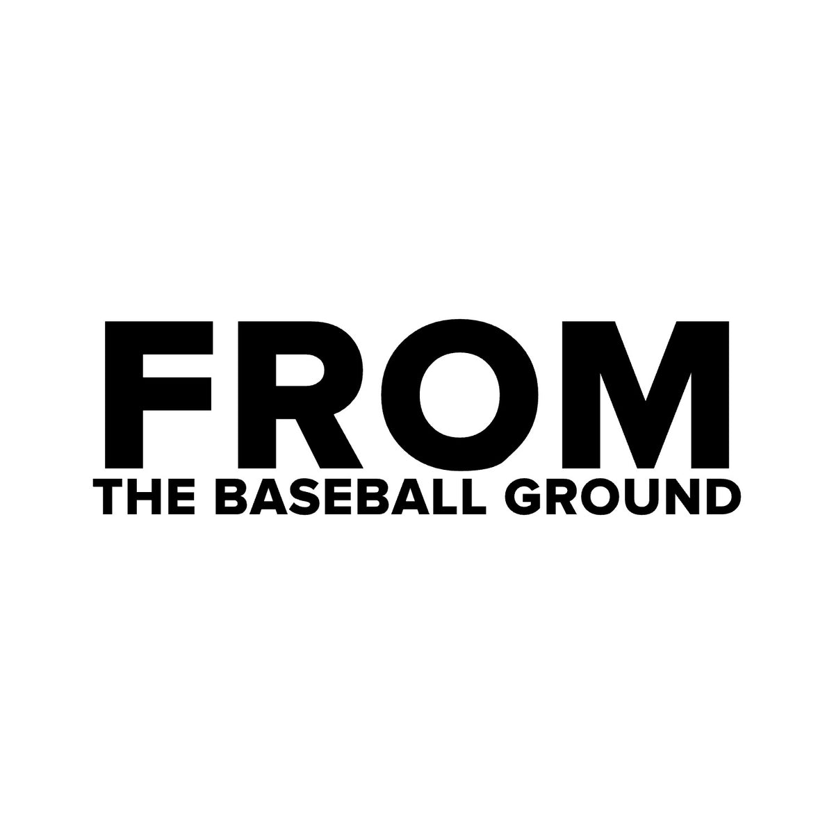Derby County – FROM THE BASEBALL GROUND Sticker – Car Window Decal – black sticker design on white background