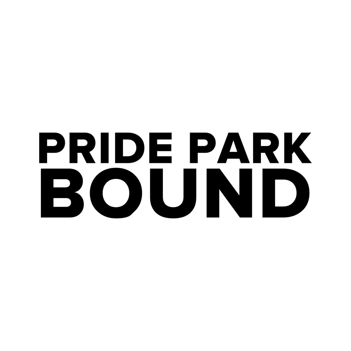 Derby County – PRIDE PARK BOUND Sticker – Car Window Decal – black sticker design on white background