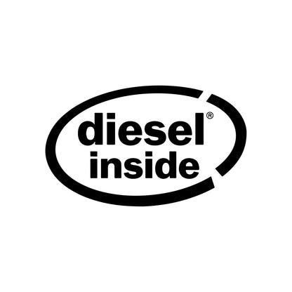 Diesel inside black car sticker.