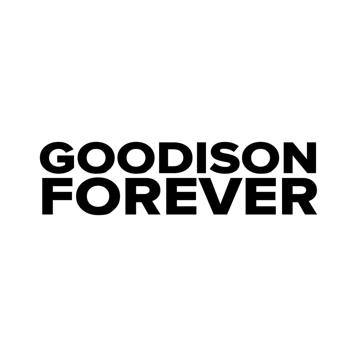 Everton – GOODISON FOREVER Sticker – Car Window Decal – black sticker design on white background