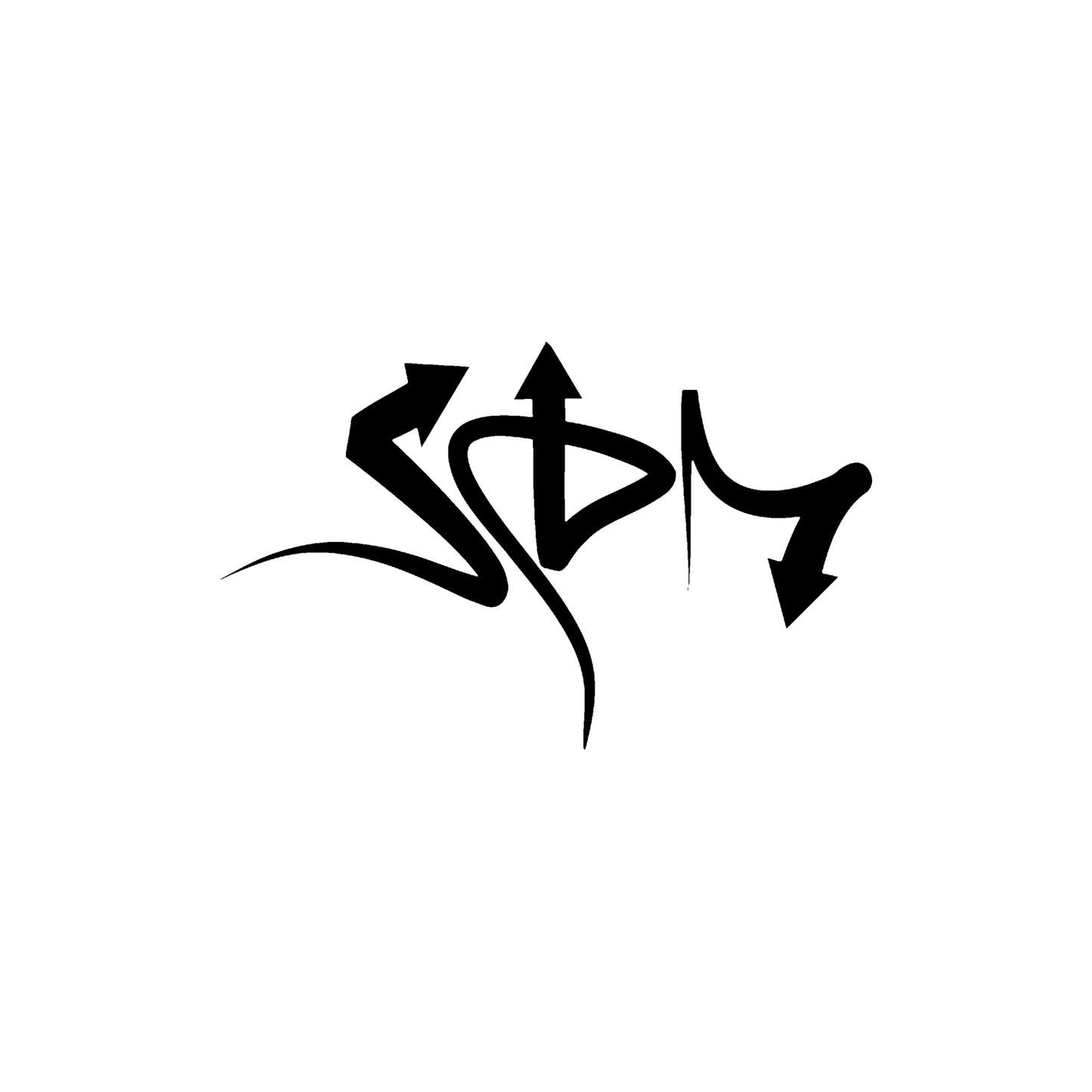 Black JDM 1 vinyl sticker decal on a white background.