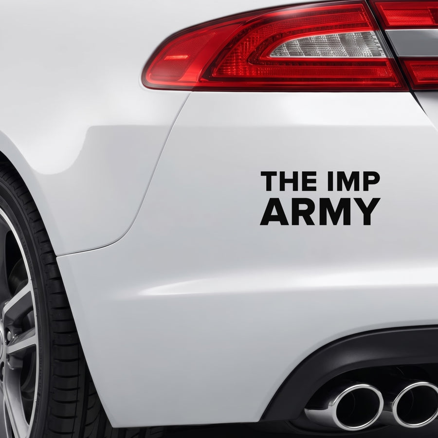 Lincoln City – THE IMP ARMY Sticker – Car Window Decal