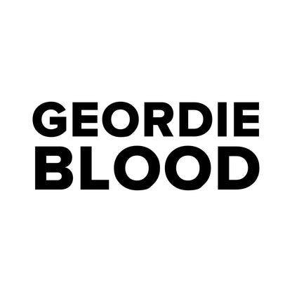 Newcastle – GEORDIE BLOOD Sticker – Car Window Decal – black sticker design on white background