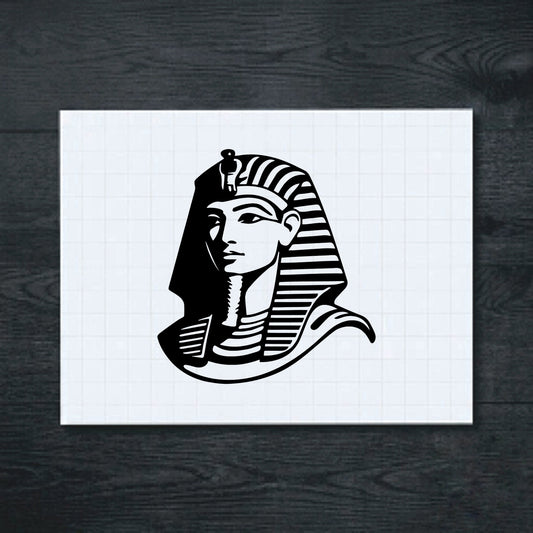 Black Pharaoh in the Nemes vinyl sticker