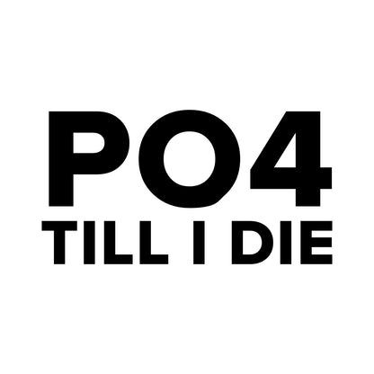Portsmouth – PO4 TILL I DIE Sticker – Car Window Decal – black sticker design on white background
