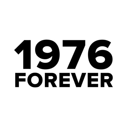 Southampton – 1976 FOREVER Sticker – Car Window Decal – black sticker design on white background
