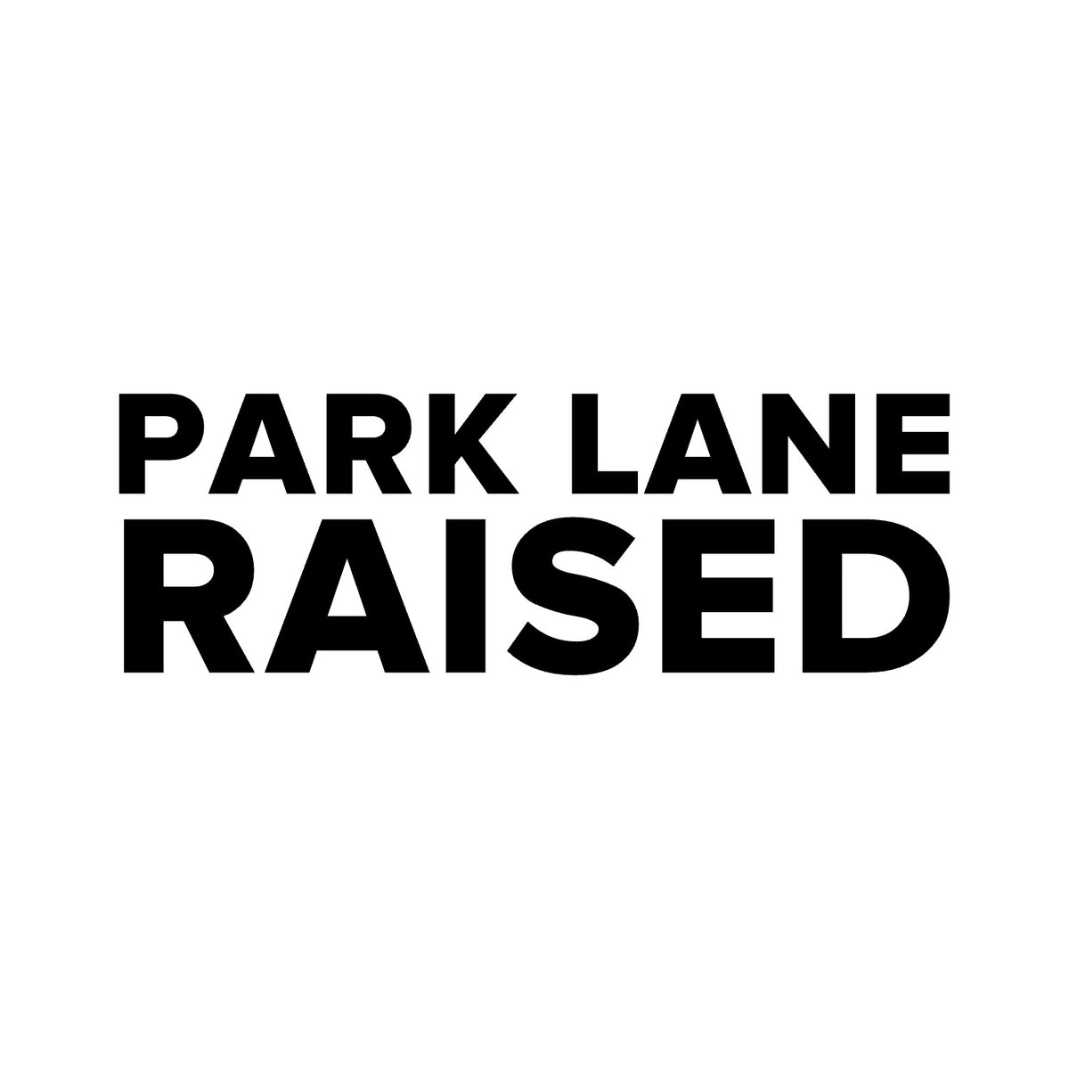 Tottenham – PARK LANE RAISED Sticker – Car Window Decal – black sticker design on white background